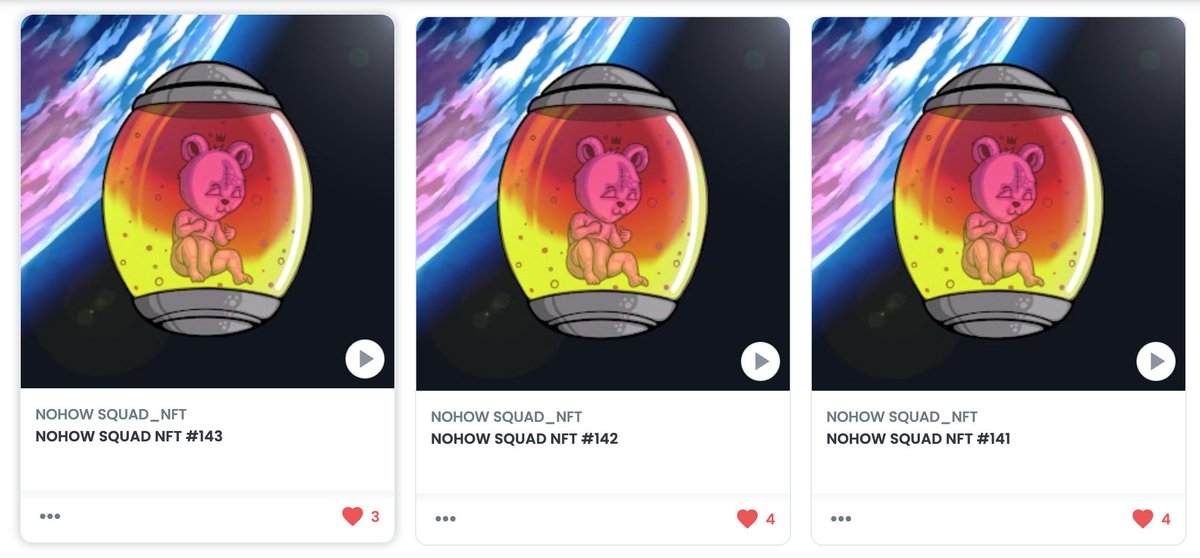 Look at my Babies !
<a href="/Nohowstyle/">Victor.Manda#6685 Victor.Manda#6685</a> <a href="/marianodivaio/">Mariano Di Vaio</a> 
 
#NoHowSquad #nohowft #nohow #NFT #NFTCommumity #NFTcollections