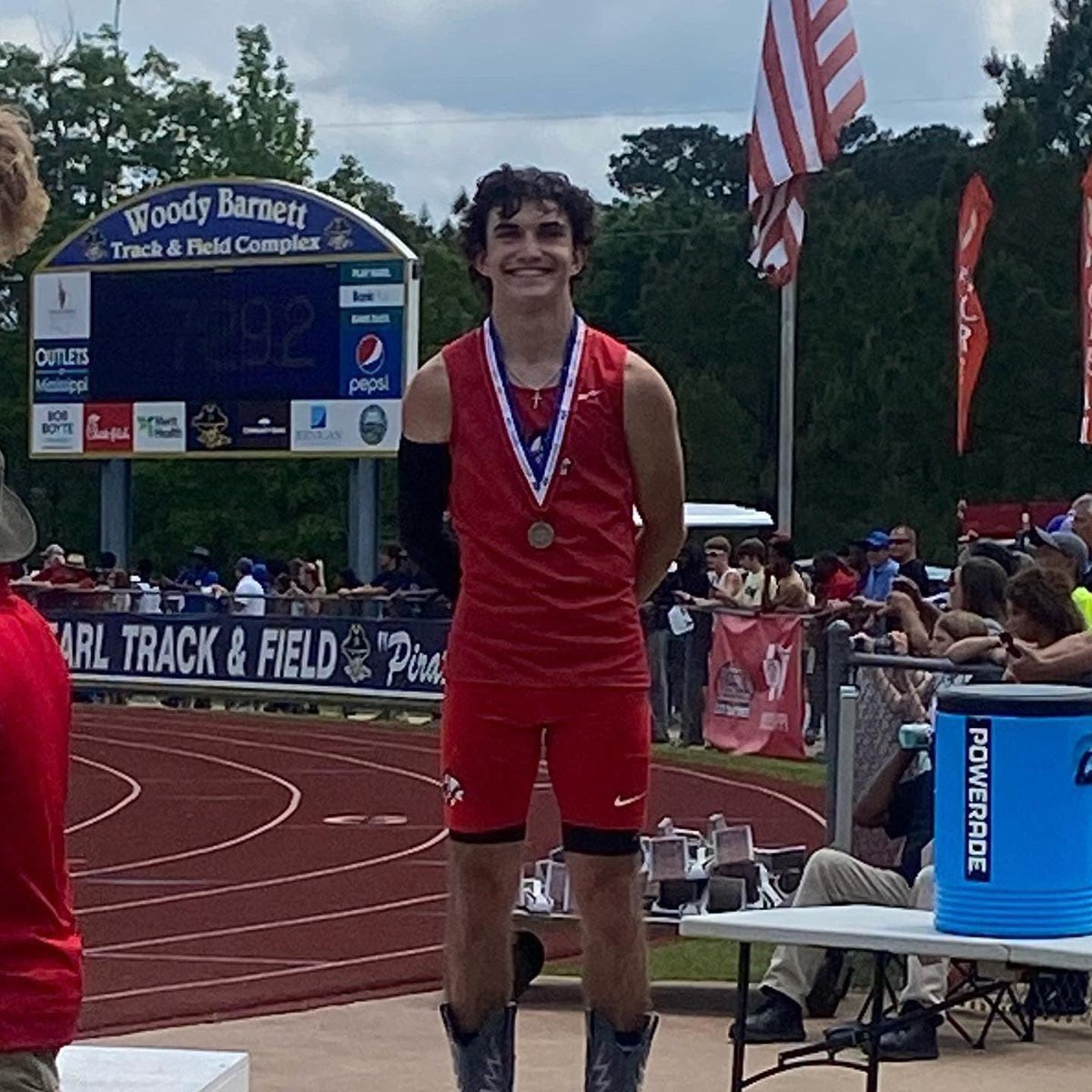 Future of this program looks bright(not a senior on the stand)!! Brought home an Indv State Championship! One was so close but didn’t go our way and the other was a 13’1 vault that will happily take a 2nd place podium!! So proud of these athletes!! Spotlights following! 🥇🥈🥈