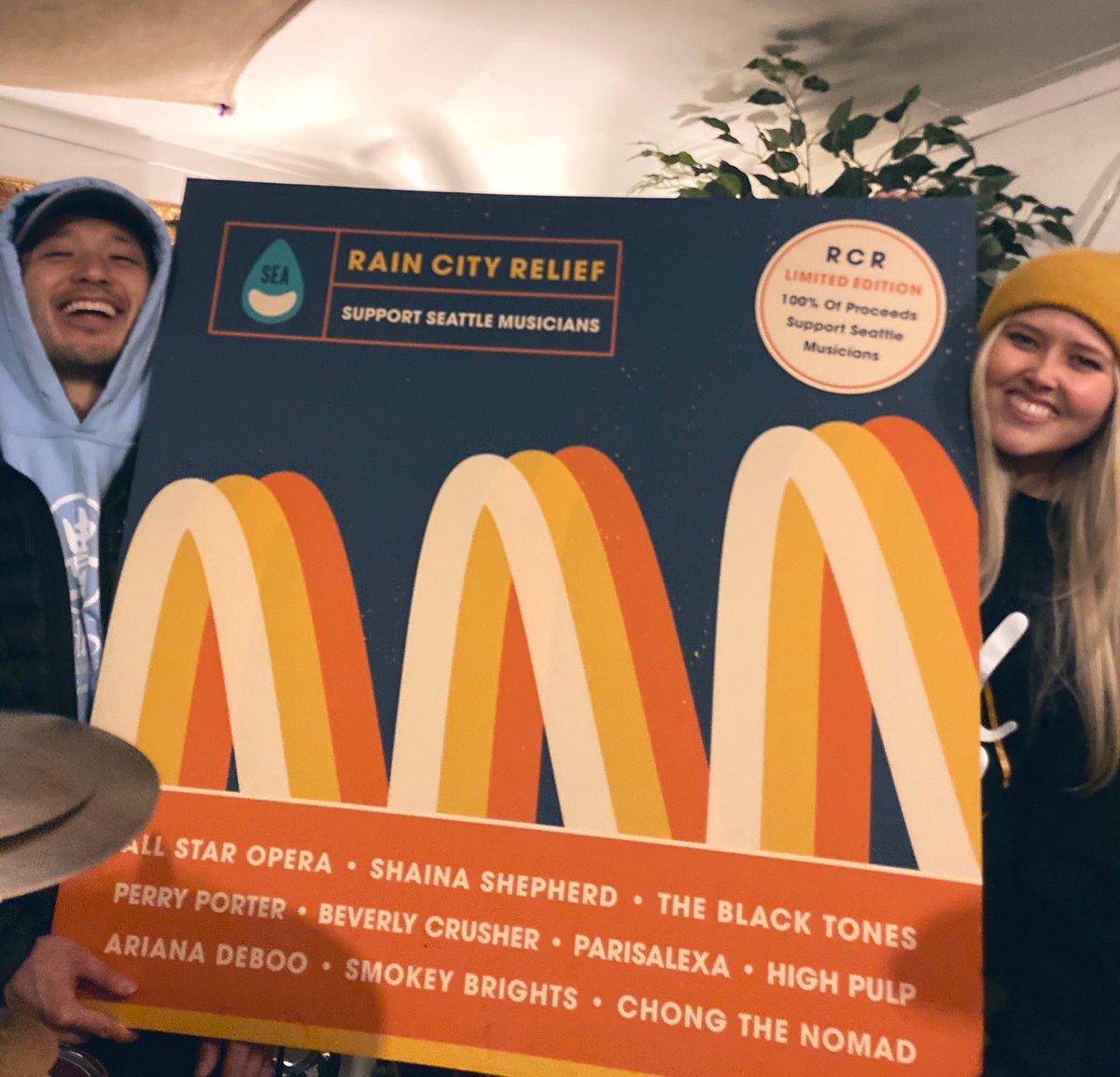 Today is a great day to grab yourself  the <a href="/RainCityRelief/">Rain City Relief</a> vinyl compilation album ☔️✌️

Visit raincityrelief.com or your favorite Seattle record store to secure your copy✨