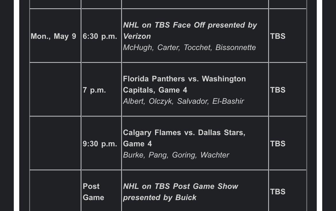 seanshapiro's tweet image. Turner broadcast teams for upcoming games