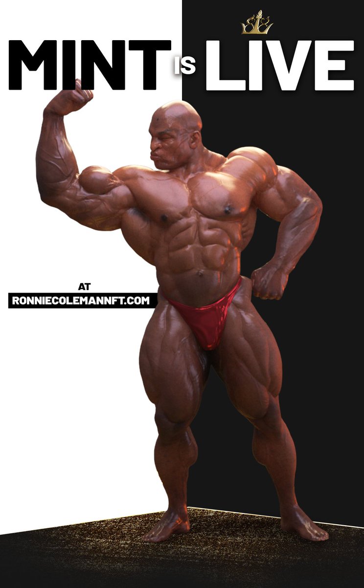 My public Mint is Live now on ronniecolemannft.com get yours now! Yeah Buddy! 💪