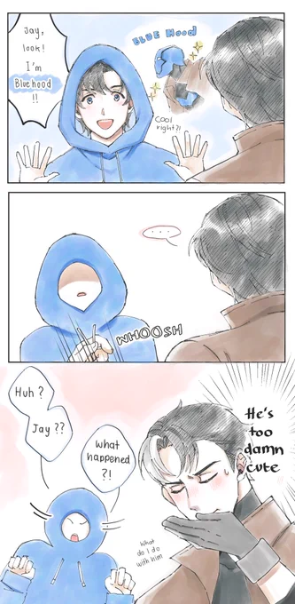 Blue Hood💙💙💙 #jaydick 