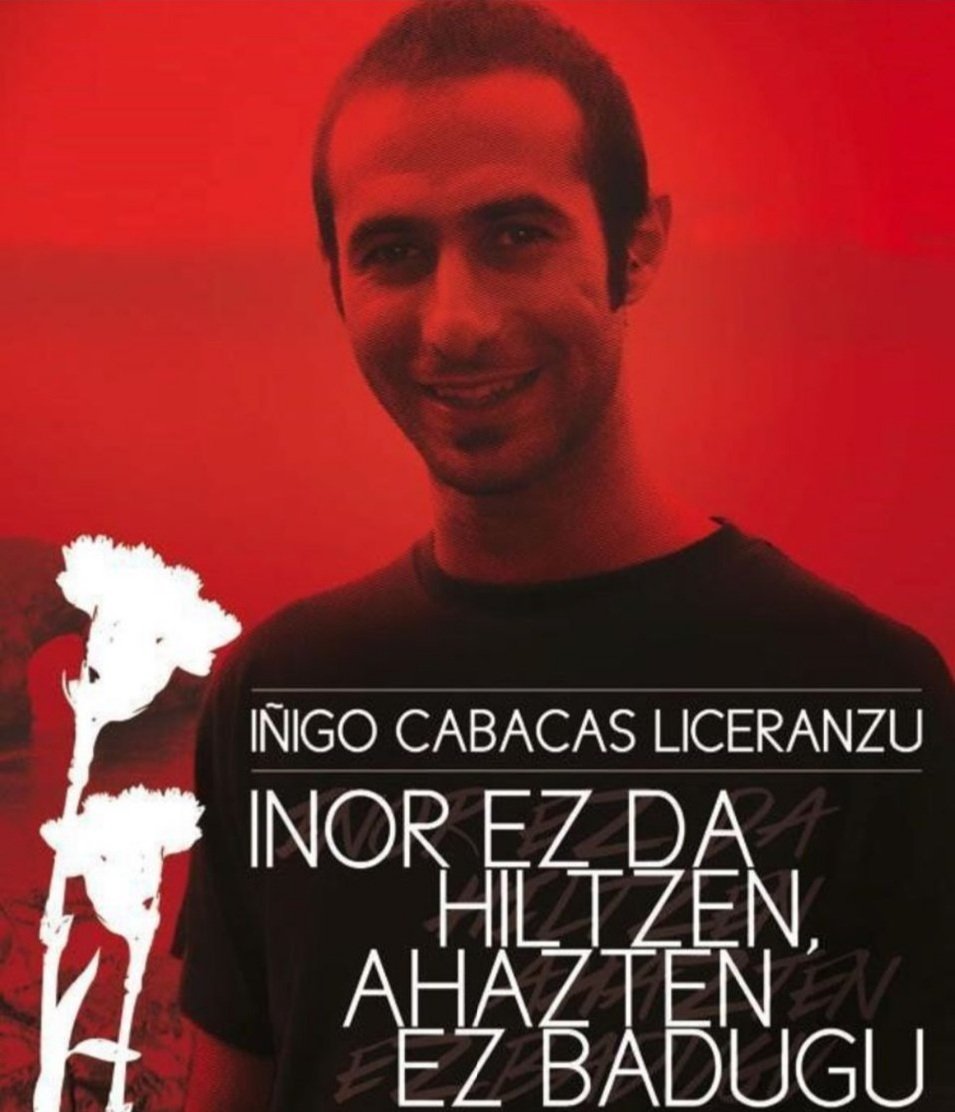 betizutik's tweet photo. Iñigo Cabacas, beti gogoan! 🌹🌹
1983/05/02 - 2012/04/09 https://t.co/bnm3wWH7WU