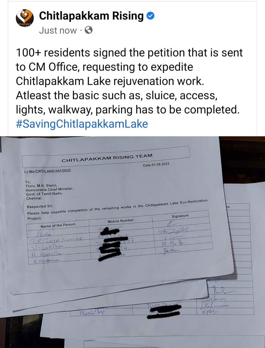 Chitla_Rising's tweet photo. @CMOTamilnadu , @supriyasahuias , Not just Chitlapakkam Lake, all lakes in Tambaram and Chennai needs attention. Inaction is killing our water bodies. We want Envis and PWD take accountability for delayed work and neglect. 🙏 https://t.co/dAJ9WhsHFz