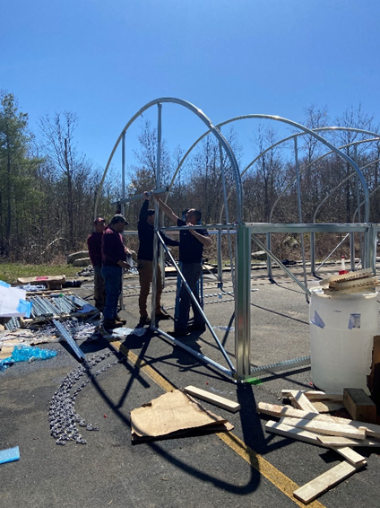 RPMarzilli's tweet photo. Check out our new greenhouse at our Medway yard!  We can now grow and store beautiful plant material for our seasonal color displays and veggie gardens.  This is gonna be fun! #greenhouse #gardening https://t.co/OZAXNwLItm