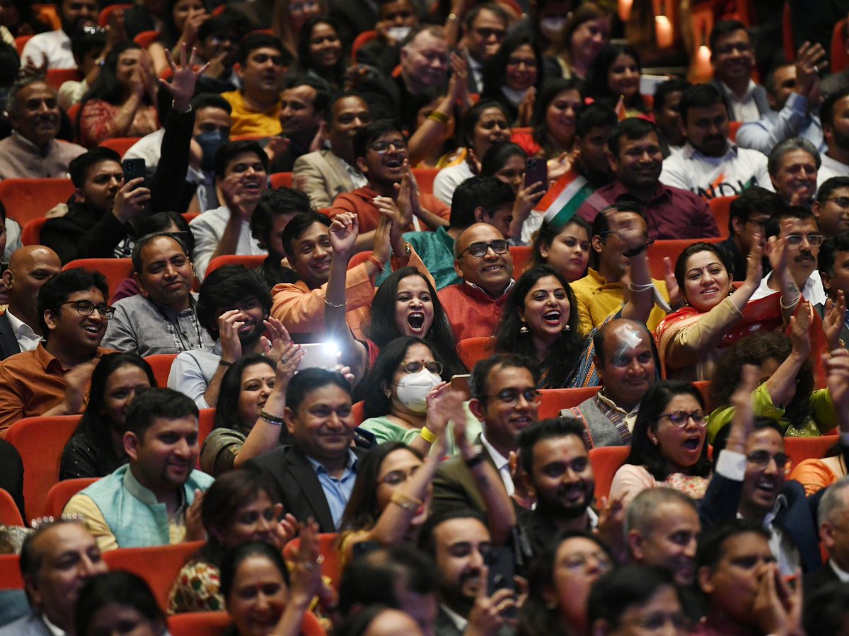 vijai63's tweet photo. Looking at the fact that avarage age of today's audiance in Berlin is approx 35 years, today's speech of PM @narendramodi ji was perfect in style, substance and messages. One of the best overseas speeches. https://t.co/ThJM2IkEJe