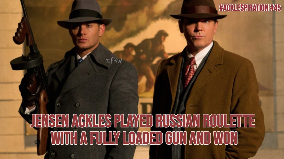 Franki3W's tweet photo. #AckleSpiration #45
#JensenAckles played Russian roulette with a fully loaded gun and won.
#SoldierBoy #TheBoysTV #SPNFamily #Supernatural @JensenAckles #russianroulette #loadedgun #gunplay #AckleDanger #AckleSome #AckleTimidation #AcklePower #WeLoveYouJensen #JensenAppreciation https://t.co/bQPUMB3fTb