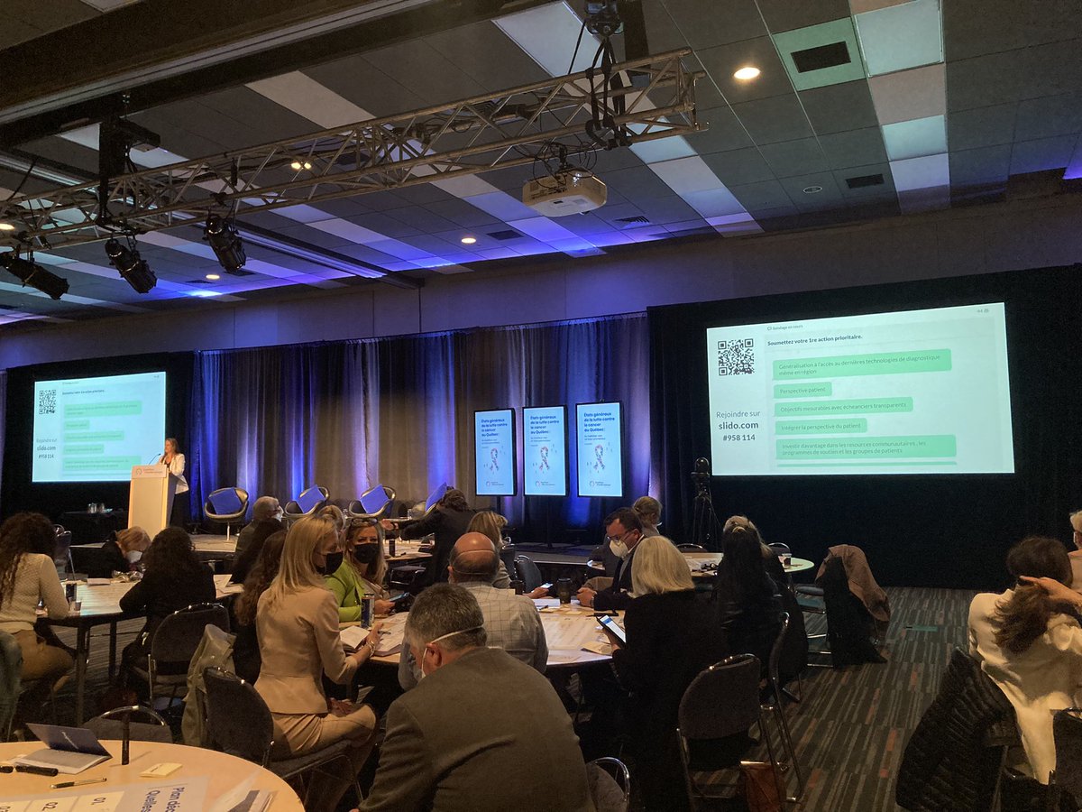 En personne, en hybride et en ligne, on priorise les actions à inclure dans un futur plan décennal en cancer au Québec avec <a href="/CoalitionCancer/">CoalitionCancer</a> !            Un événement signé <a href="/TACT_conseil/">TACT</a>