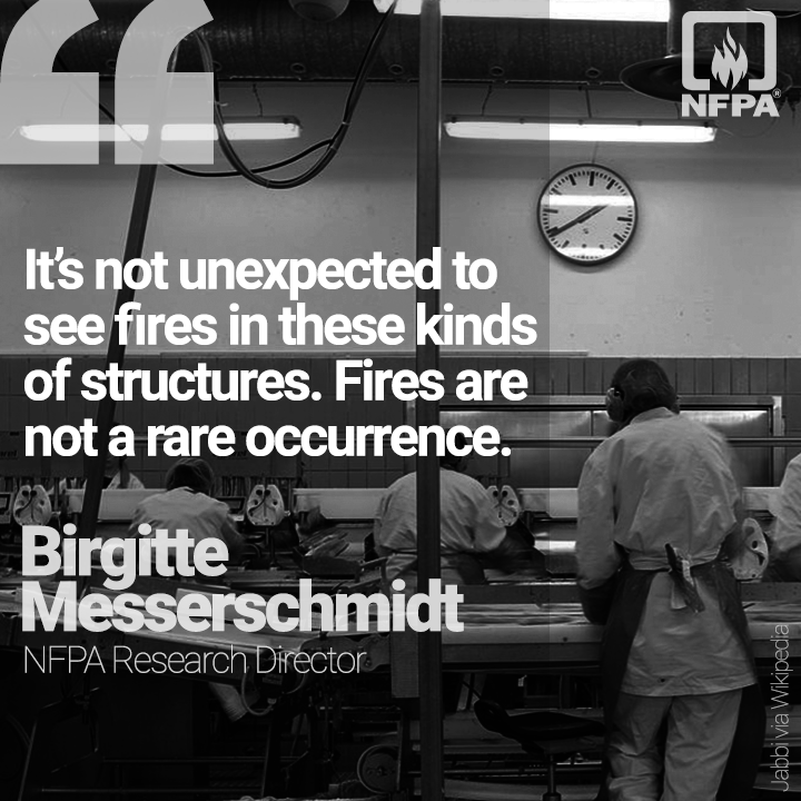 Experts say there's no truth to recent internet rumors that a string of fires at food processing plants across the US are linked or suspicious. Read more and watch a video from NFPA Journal:  nfpa.social/pxyU50IXcfP