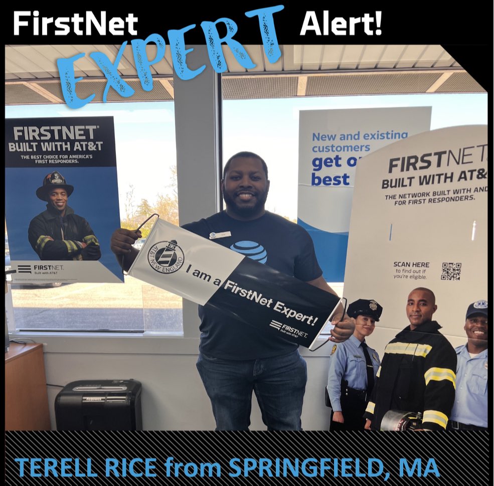 jtwithus's tweet photo. Terell Rice becoming FirstNet Expert for another year! #2022FirstNetExpert @Bonilla_Bibi @BlevinsMandi @LillardDerick @TheRealOurNE @FirstNet https://t.co/txlyJddbkJ