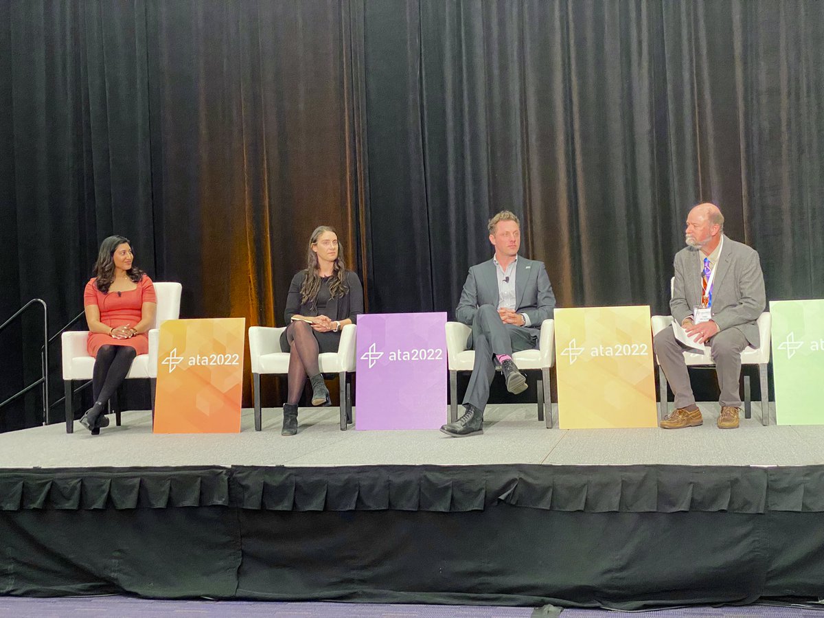 amariedauwer's tweet image. “The last couple of years have been a sandbox. Building upon that we’ll create programs that are more meaningful.”

Great analogy from @Lacktman at #ATA2022 on recent innovations in telehealth.

Also, I spy #pinksocks 💖 

@eriwick #Gotelemedicine
