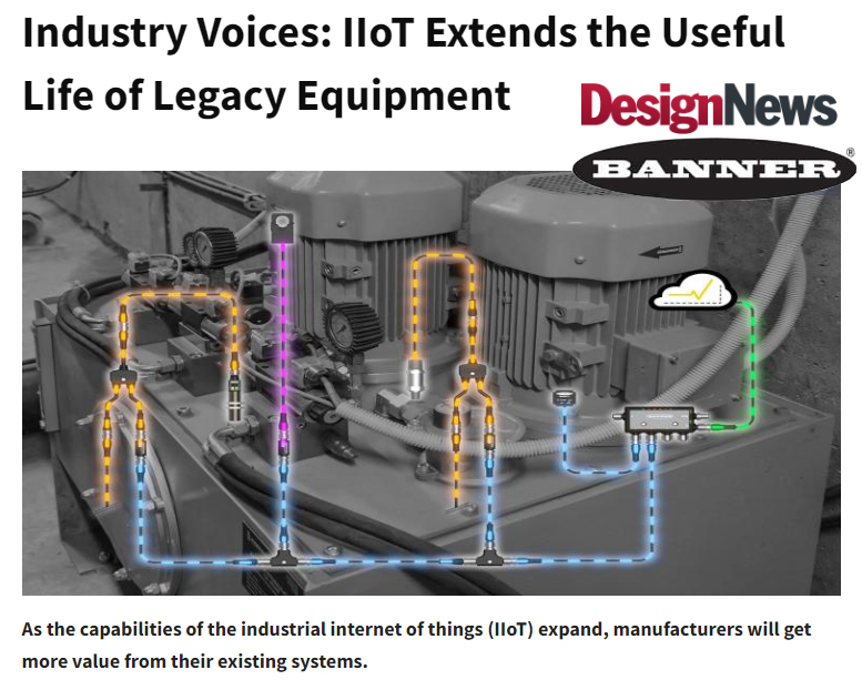 ProcessTechInc's tweet image. Discover using #iiot to #improveproductivity of existing equipment. Featured in @DesignNews @BannerSensors   answers questions on implementing #SnapSignal to easily access data in legacy #industrialequipment. designnews.com/automation/ind…