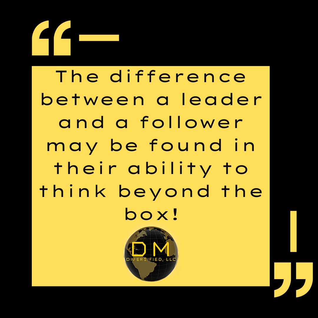 DiversifiedDm's tweet photo. Great Leaders Do Not Set Out To Be A Leader....They Set Out To Make A Difference.  It Is Never About The Role....It Is Always About The Goal!

#DMDiversified #MondayMotivation #DontStop https://t.co/X4uGgez1X5