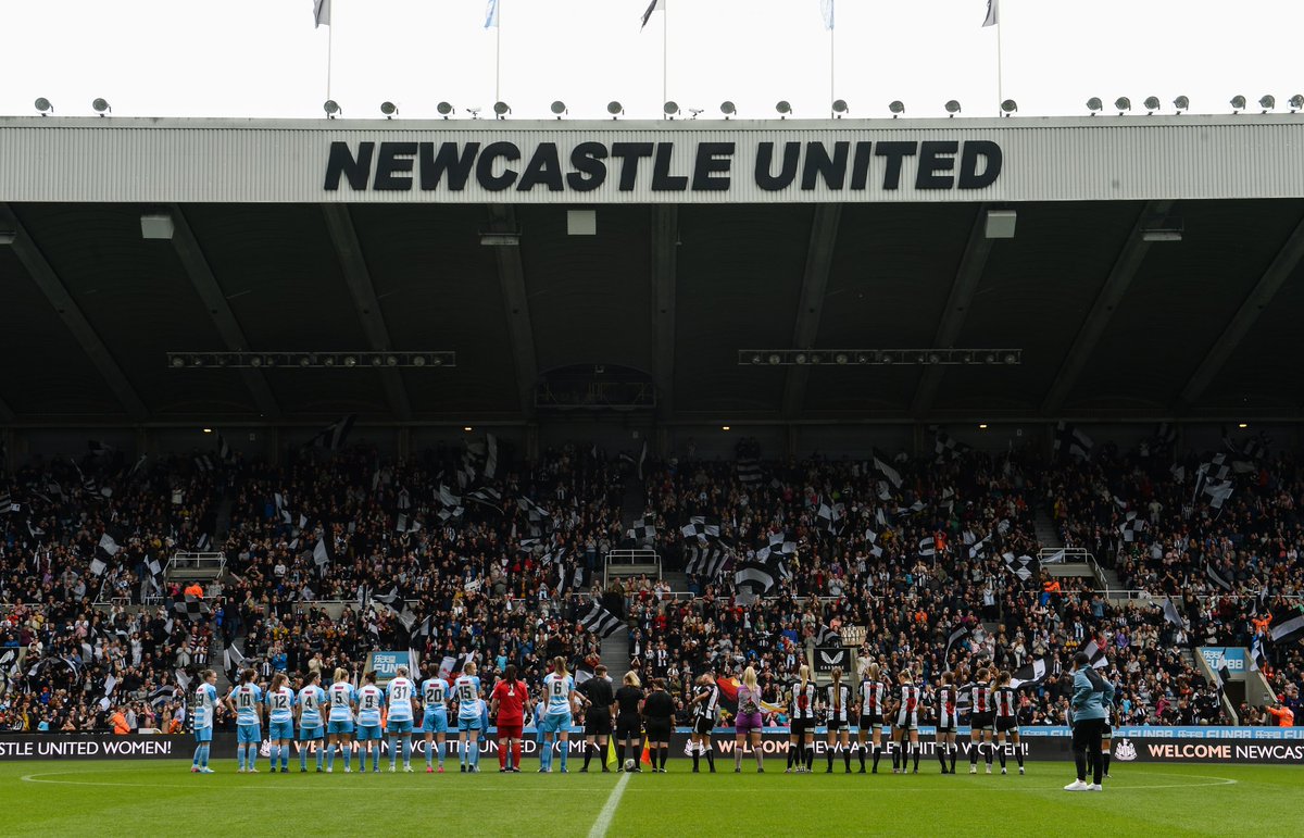NUFCWomen's tweet image. 👏 A massive shout out to all 22,134 of you, the fans. Your support made the day as special as it was!

⚫⚪