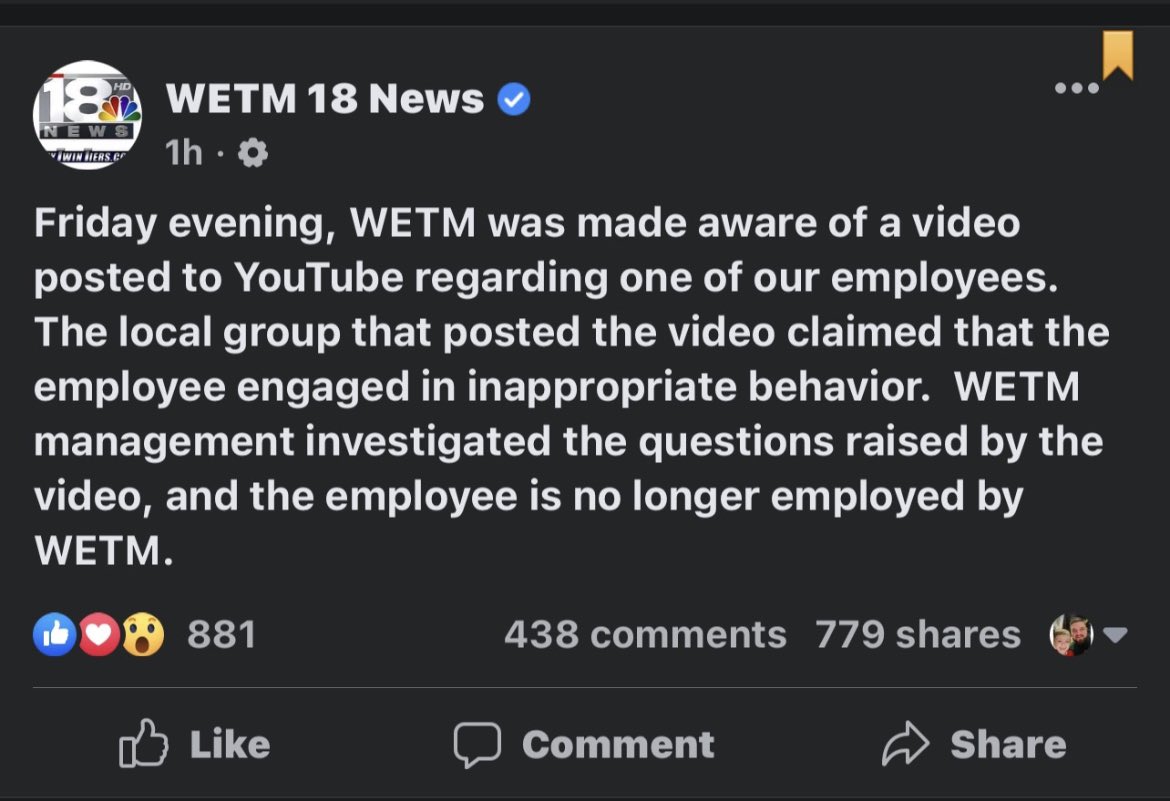 Thank you all for your support!

 <a href="/WETM18News/">WETM-TV</a> has taken action and our group will continue to expose the pedophiles who are trying to harm our children. 

Keep supporting! We appreciate it and you have no idea how much exposure helps our mission! 💪🏼 🇺🇸