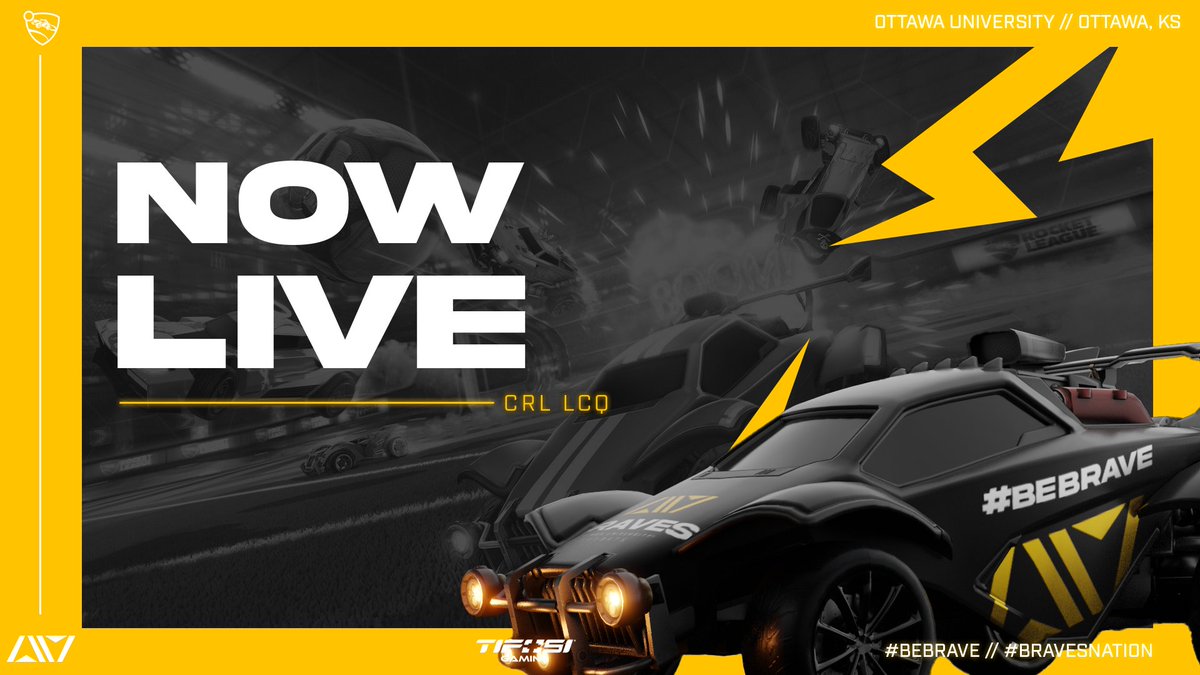 esports_ottawa's tweet photo. Our #BRAVESRL team starts day one of the CRL Last chance qualifier tonight! Come tune in and cheer on the team!
πΊ https://t.co/zbceEhDxB2
π CRL LCQ
#BEBRAVE | #BRAVENATION https://t.co/Mhj2163WPB