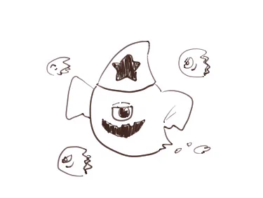 こいつ  こわかった 