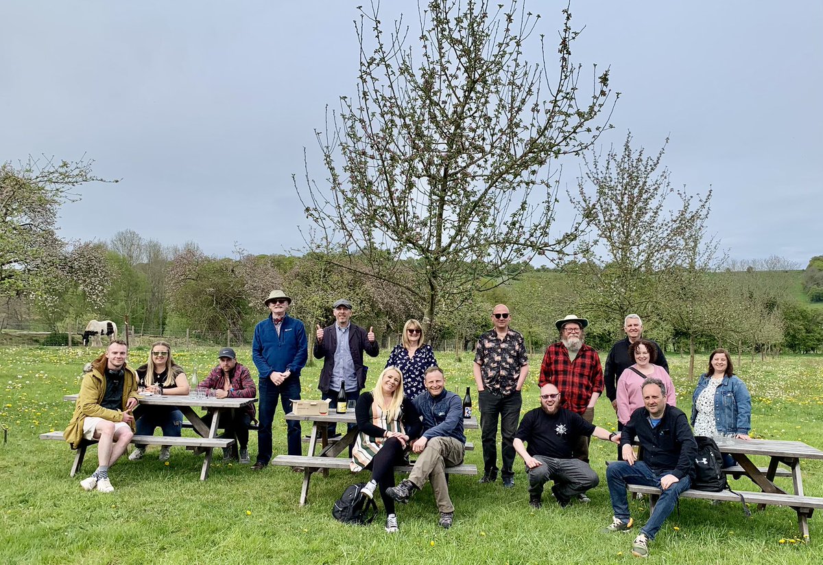 <a href="/GrocersMicropub/">GrocersMicropub</a> <a href="/oliverscider/">Tom Oliver</a> So lovely to see you all! Thanks for coming over Team <a href="/GrocersMicropub/">GrocersMicropub</a> 

Can’t wait to visit you!

🙏🍏👍🌳🥂

Until then - wassail!

#CiderTrail
<a href="/VisitHfds/">Visit Herefordshire</a> 
<a href="/EatSleepLiveHfd/">Eat Sleep Live Herefordshire</a> 
<a href="/Bromyardtourism/">Destination Bromyard</a>