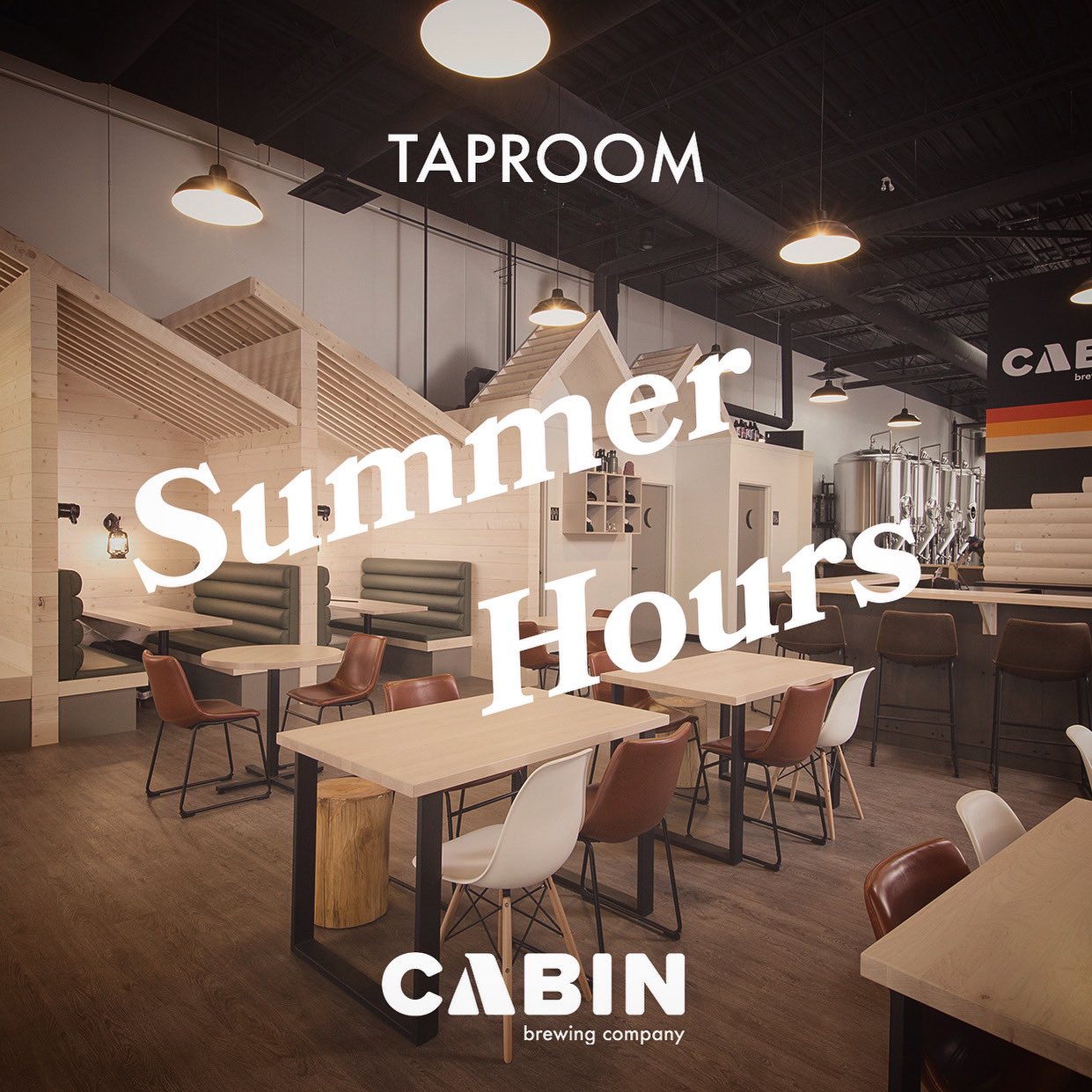 Cabin Brewing Company on Twitter "Our patio and taproom is now open at