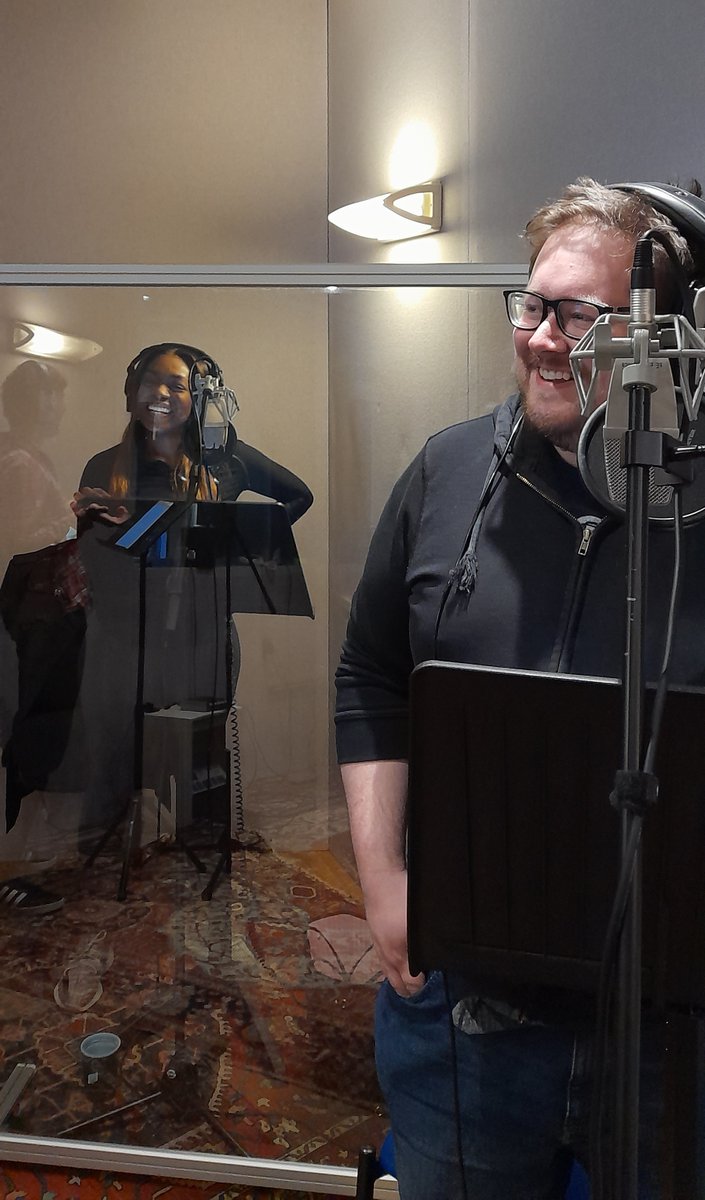 Wireless Theatre Ltd (@wirelesstheatre) on Twitter photo So fun to be back in the studio with the awesome <a href="/GejWatts/">Ella is Leaving, Find Me Elsewhere!</a> <a href="/JessicaDennis85/">Jessica Dennis</a> @EmilyStride @JohnScougall <a href="/RichardReedVO/">Richard Reed</a> <a href="/MwanzaYasmin/">Yasmin Mwanza</a> and <a href="/EleanorMein/">Eleanor Mein</a> for this exciting commercial project. Don't forget, if you need an audio drama producing, you need Wireless! So fun to be back in the studio with the awesome <a href="/GejWatts/">Ella is Leaving, Find Me Elsewhere!</a> <a href="/JessicaDennis85/">Jessica Dennis</a> @EmilyStride @JohnScougall <a href="/RichardReedVO/">Richard Reed</a> <a href="/MwanzaYasmin/">Yasmin Mwanza</a> and <a href="/EleanorMein/">Eleanor Mein</a> for this exciting commercial project. Don't forget, if you need an audio drama producing, you need Wireless!