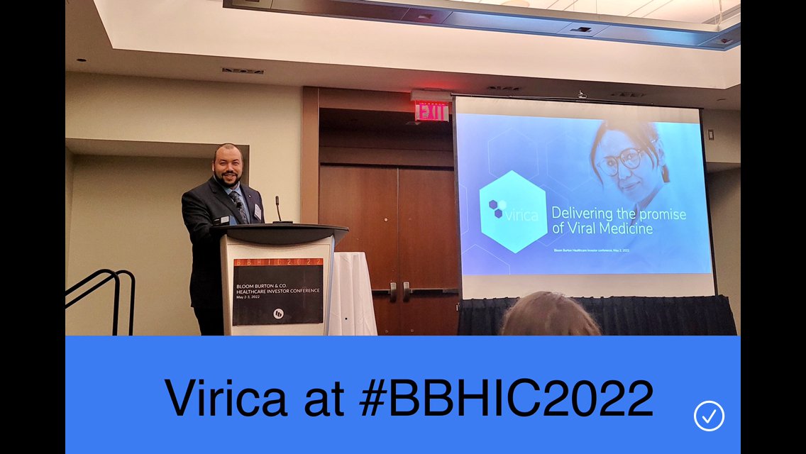 Virica Biotech (@viricabiotech) on Twitter photo At #BBHIC2022 Jean-Simon Diallo, CEO of <a href="/ViricaBiotech/">Virica Biotech</a>, presents how #VSEs increase production yields for #cellandgenetherapies & highlighted our newest collaboration with <a href="/NRC_CNRC/">NRC Canada</a> to help expand Canada’s capacity to manufacture AAV #genetherapy vectors. @bloomburton At #BBHIC2022 Jean-Simon Diallo, CEO of <a href="/ViricaBiotech/">Virica Biotech</a>, presents how #VSEs increase production yields for #cellandgenetherapies & highlighted our newest collaboration with <a href="/NRC_CNRC/">NRC Canada</a> to help expand Canada’s capacity to manufacture AAV #genetherapy vectors. @bloomburton