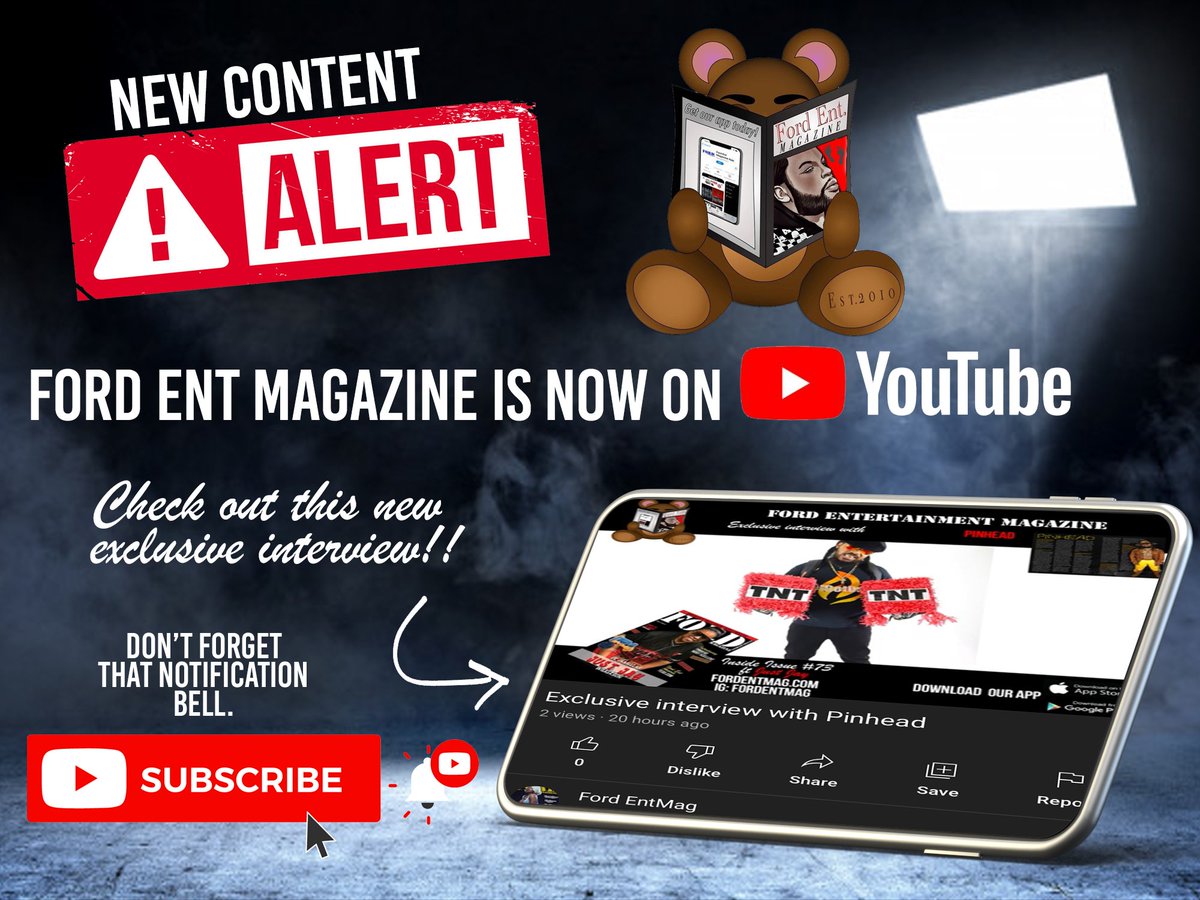 IamLadyChelle's tweet image. New content on our #YouTube channel, our full exclusive interview with @pinhead_atl...Check it out today! zcu.io/61ut  / Interview also available on our website, app and #Issue73 #Fordentmag #Thehypemagazine #SubscribetoOurYoutube #FleetDJs #Fleetnation