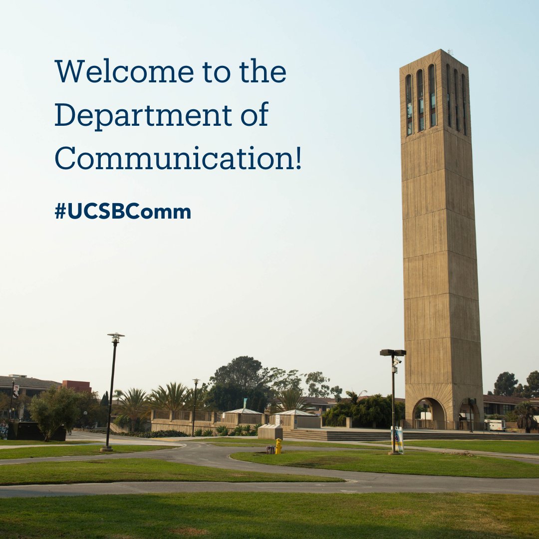 UCSB Dept. of Comm on Twitter "In honor of yesterday's Statement of