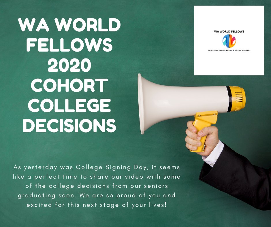 It is that time of year! Our seniors in the 2020 Cohort are finishing up their last weeks of high school. Here is a link to a video sharing their decisions for the next step in their educational journey. youtu.be/8XA2TIF6iWs