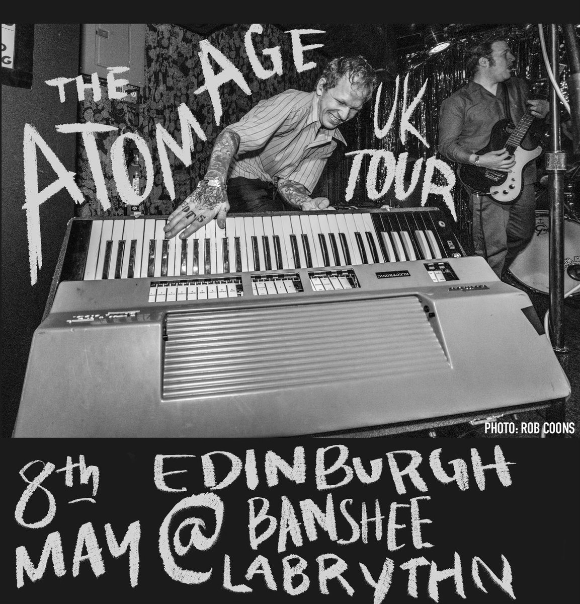 Less than a week to go until <a href="/theatomage/">The Atom Age</a> , Buzzbomb, <a href="/PaperRifles/">Paper Rifles</a> (solo acoustic) and <a href="/Fistymuffs/">Fistymuffs</a> in Edinburgh!

Get your advance e-ticket here: limitedfunrecords.bandcamp.com

Set times coming over the next day or two!