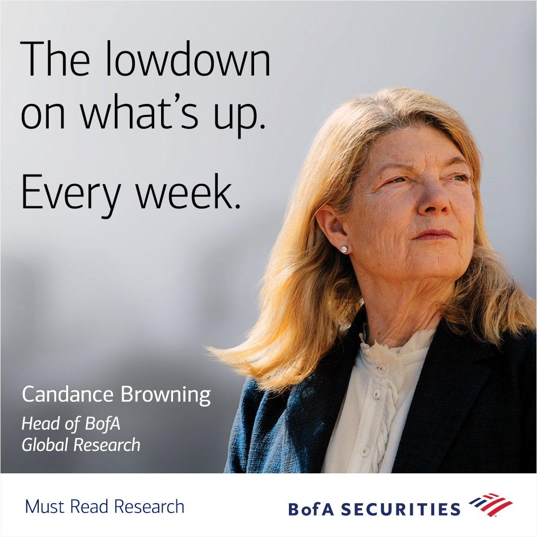 BofA_Business's tweet photo. Stay up to speed on the latest economic events, investment themes and market trends with pivotal insights from the BofA Global Research team.