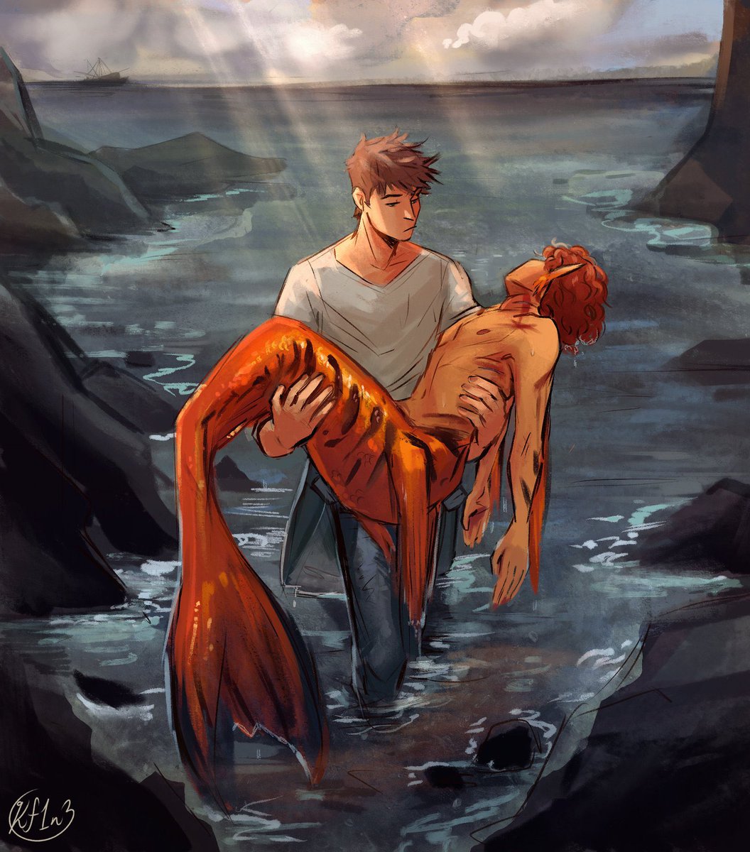 「It's #mermay so I'm reposting my favs, a」|Kay 🐌🪴のイラスト