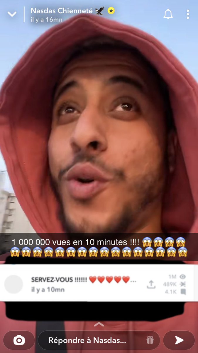 Natchoumm's tweet photo. Pnl 1 millions de vu en 24h, nasdas 1 millions de vu en 10 minutes fin de la vanne. https://t.co/TsufN25puQ