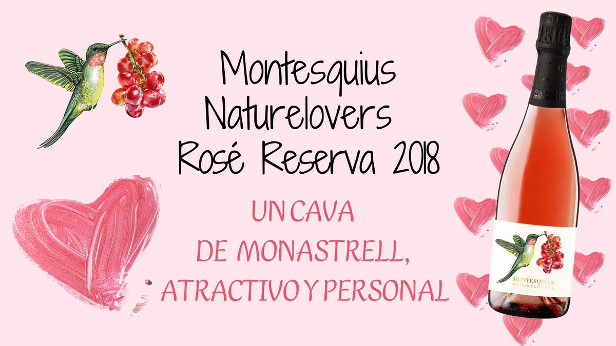 Atractivo y personal así es nuevo Montesquius Naturelovers Rosé Reserva 2018 de Monastrell en is.gd/8R3tYz