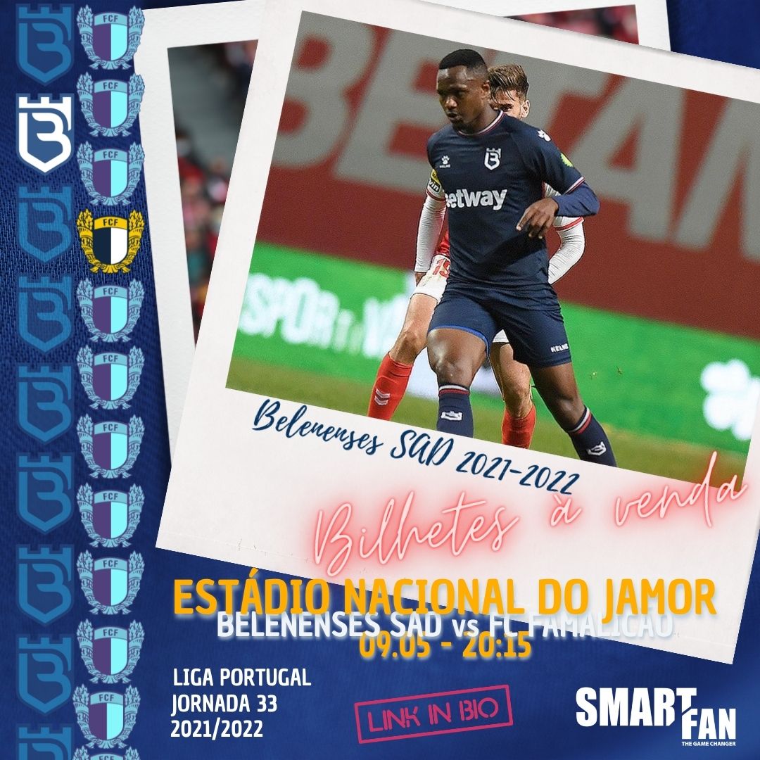 SmartfanTickets's tweet photo. Ao vivo a imagem é em 3D 😉 

⚽ Belenenses SAD 🆚 FC FAMALICÃO | 09.05 | 20:15 | Jamor 

O jogo começa aqui ⏩ https://t.co/vQ3oPSwPOz

#smartfantickets #futebolenoestadio #ligaportugal #torresdebelem #fcfamalicão #vilanovameuamor @OsBelenensesSAD  @FCF1931_Oficial https://t.co/JgejTe68Gd