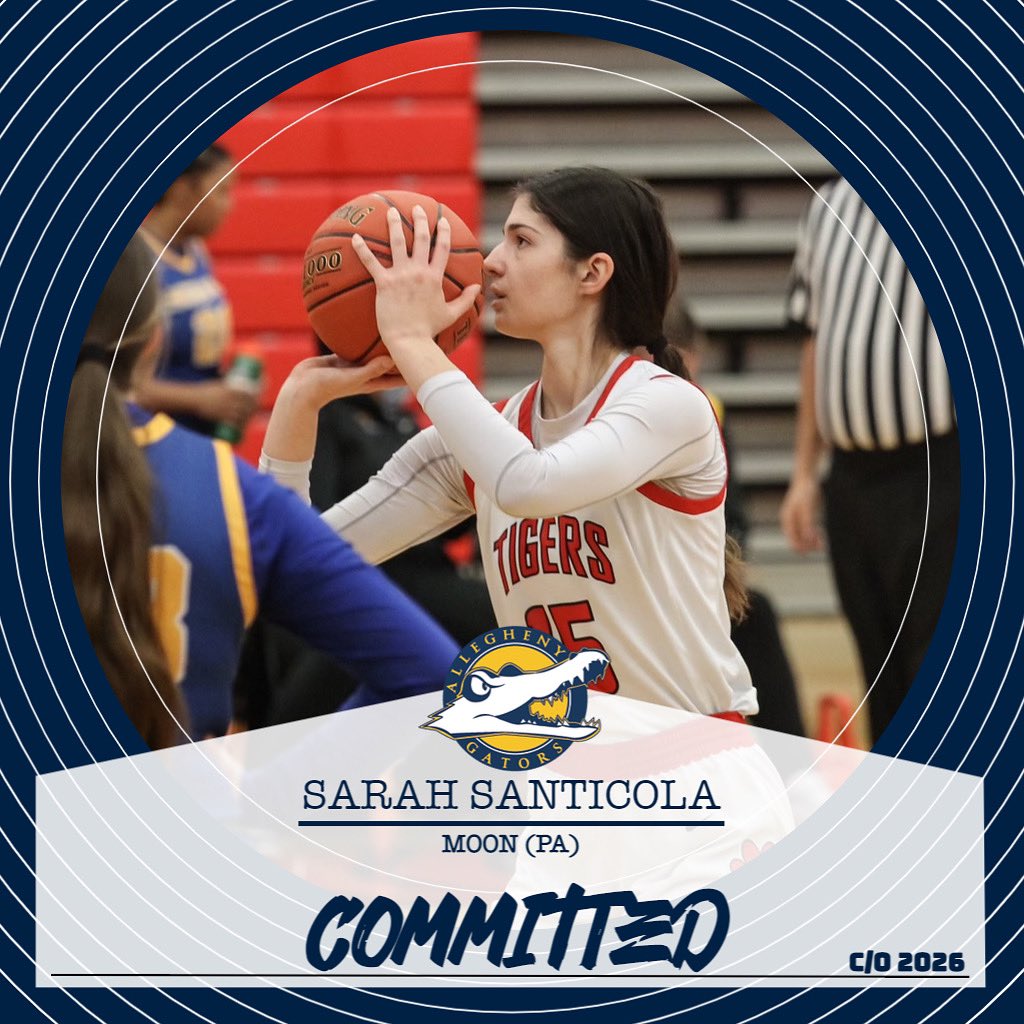 Sarah Santicola will be joining us from Moon.🌝 Welcome to the family, Sarah! 💙 #COMMITTED #CLASSOF2026 @SarahSanticola