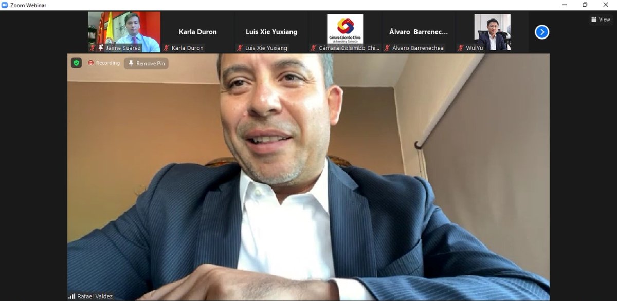 Se llevó a cabo con éxito la 1a edición del Seminario Virtual: “Casos de éxito de empresas Chinas en LAC”. 

Representantes de reconocidas empresas Chinas compartieron su experiencia y planes futuros haciendo negocios en LAC.

#másChinaenLAC #másLACenChina