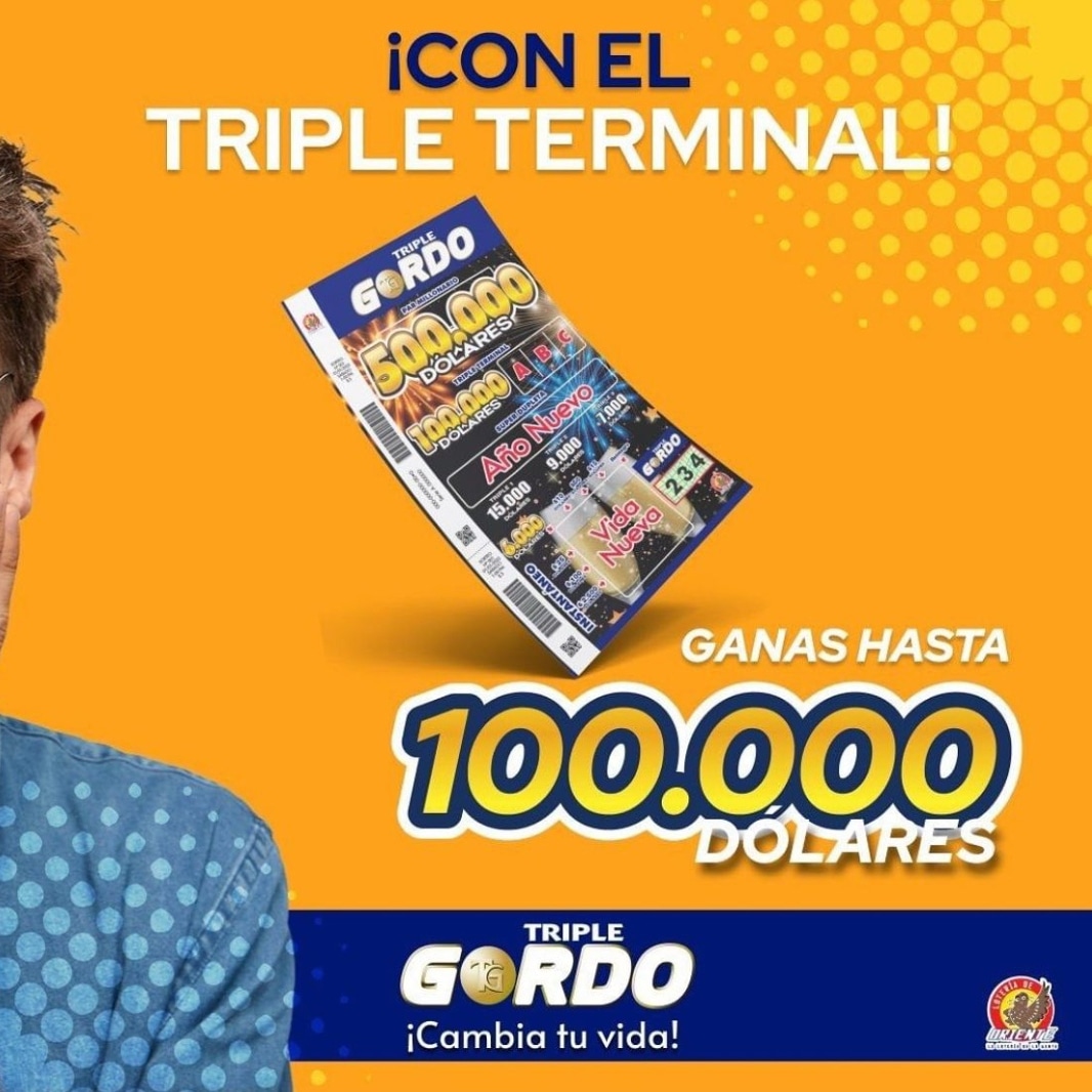 InversionesLyG2's tweet photo. ADQUIERE EN NUESTRA OFICINA TU TRIPLE GORDO
El triple gordo te da la oportunidad de ganar, con un mismo ticket: hay premio de 7.000$,9.000$  y hasta 15.000$ con la Súper Dupleta.
Hasta 100,000$ en el triple terminal. https://t.co/W7VQ9X2CGw