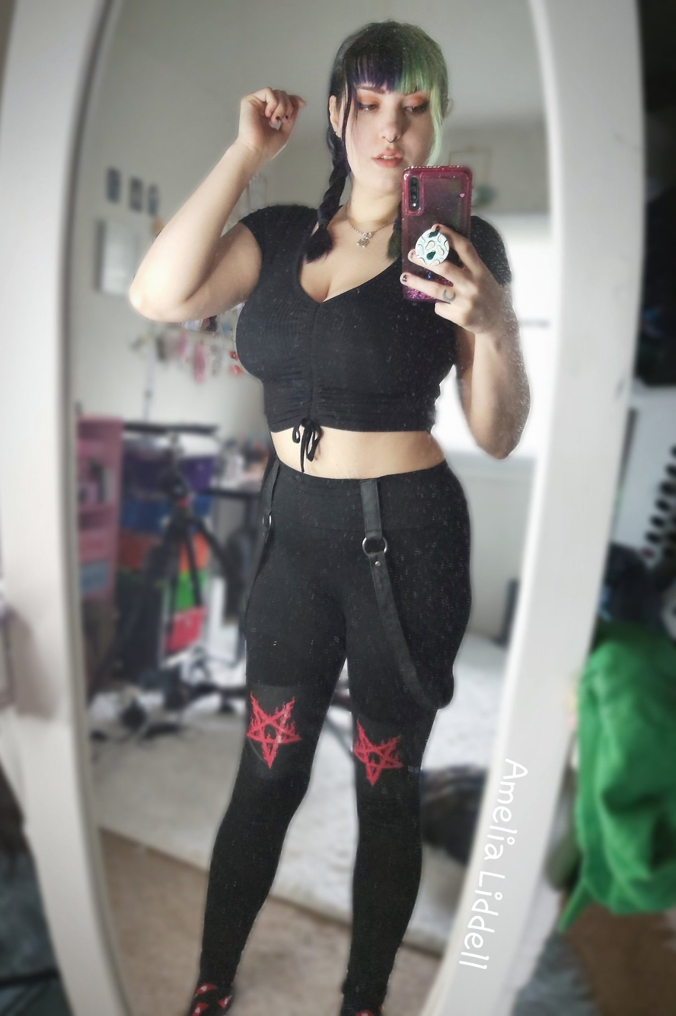 TW Pornstars - 2 pic. 🖤Amelia Liddell🔞Ⓥ. Twitter. New leggings :). 7:37