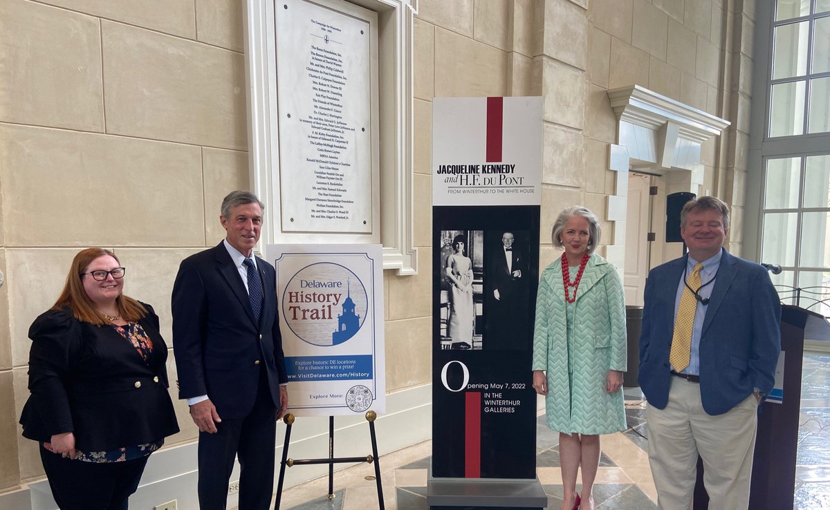 News Release: Gov. Carney Announces Relaunch Of Delaware History Trail to kick-off National Travel and Tourism Week. Learn more at visitdelaware.com/delaware-histo… #nttw
