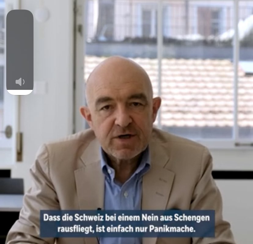 🔥 „Dass die Schweiz bei einem NEIN zur #Frontex-Vorlage aus #Schengen rausfliegt, ist einfach nur Panikmache“, sagt Ständerat <a href="/danieljositsch/">Daniel Jositsch</a>. 👉🏼 youtu.be/ffPebzhxG5A #abst22