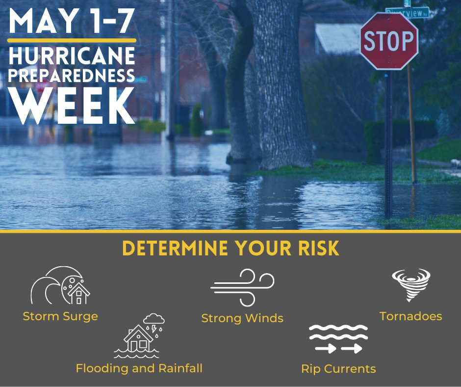 SRC_EM's tweet photo. 🌀 It’s not just those along the coast that can experience significant, life-threatening impacts. 

✔️ Evaluate what you need to do to protect your home and family NOW, before the first storm of the season even forms. Learn more at https://t.co/mnlvFUZrKn #HurricanePrep https://t.co/rccmD80jVI