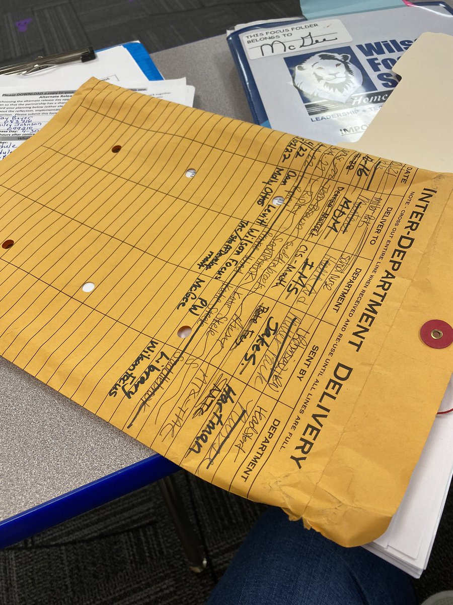 tmcgee2245's tweet photo. #day151 @tmcgee2245 @OPS_WilsonFocus #mentorpaperwork #inthemail https://t.co/LAKsmRJL1v