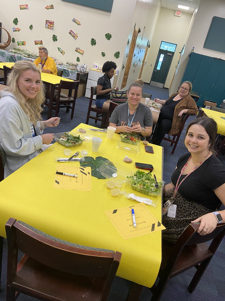 HCPSJenningsMS's tweet photo. Another PRIDEful Moment: We are “Wild About Our Teachers &amp; Staff” at Jennings Middle School.  Day 1 - Teacher Appreciation! Thank you @kmd89con and @gastonsculinaryservices for the “Safari Salads!” https://t.co/isLS76QDCf