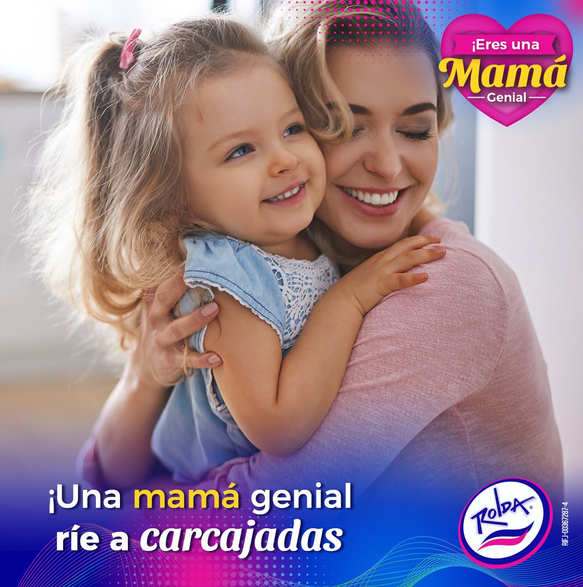RoldaVenezuela's tweet photo. Eres una mamá genial, si ríes a carcajadas 😅😁

En este mes disfruta de la mejor sonrisa, la de mamá 🤰

#UnaMamáGenial #SeFijaEnTi #Rolda #Mamá #RoldaVenezuela #ProductoCapilar #CuidadoDelCabell https://t.co/lPFNVvmhOJ