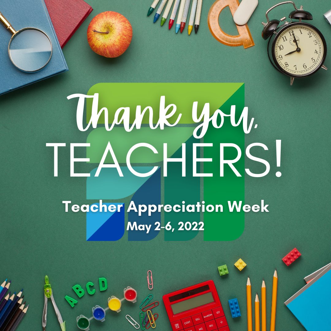 Make sure you thank a teacher this week! 🍎 #TeacherAppreciationWeek