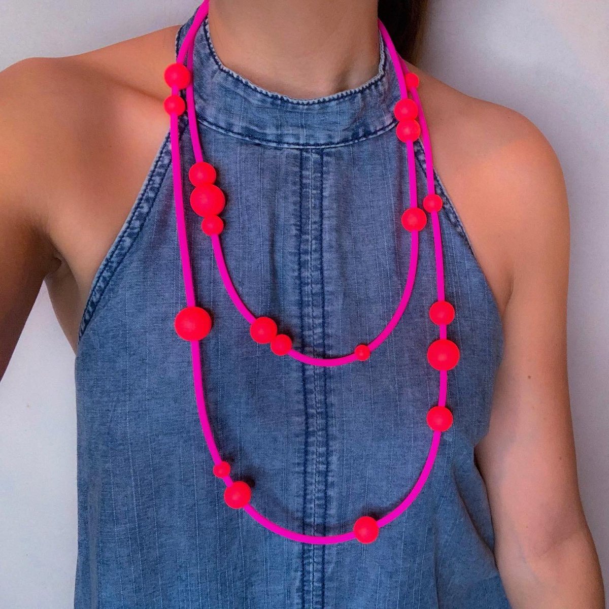 KNOTpredictable's tweet photo. Shocking pink dreams 💕⚡️

#KNOTpredictable #artwear #madeinpuertorico #ethicallymade #sustainablefashion #handmade #shopsmall https://t.co/riQUaFySXL