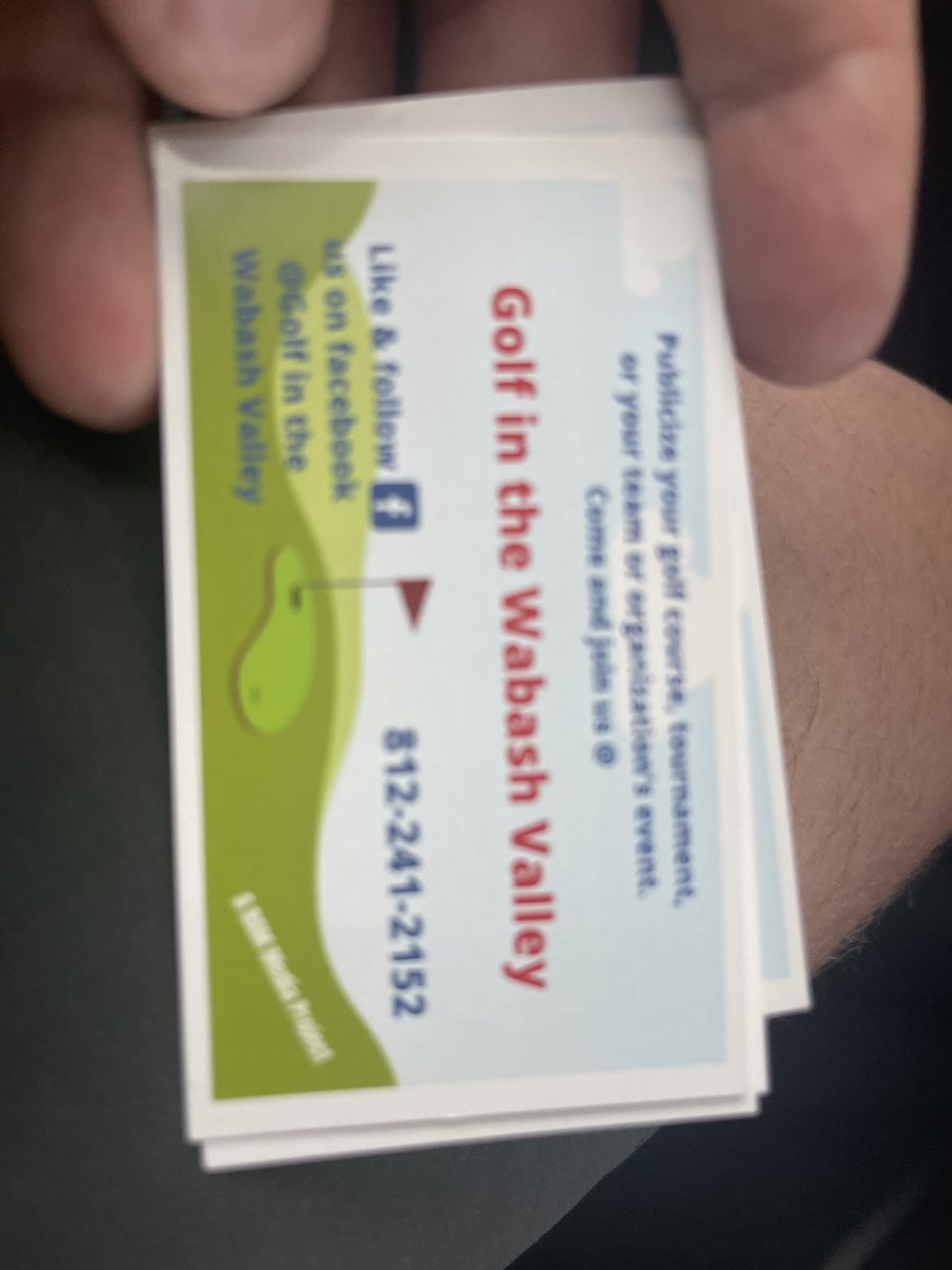 Clovers win a close one 169-170 -224 over tri west and South Putnam at oak ridge clovers were lead by Zach Thomas and Max Kaufman with 37’s .. also thanks to the golf in the wabash valley for pictures <a href="/Rick_Sports10/">Rick Semmler’s Burner</a> @MartySports10  clovers move to 52-8