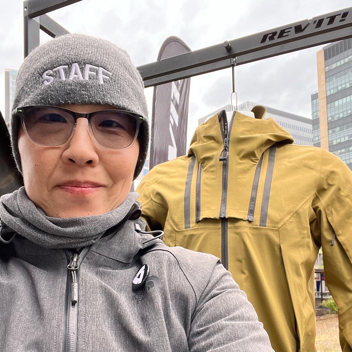 Spend this weekend at the <a href="/The1Moto/">The 1 Moto Show</a> repping for my new job with <a href="/REVIT/">REV'IT!</a> 🥰. Thanks to everyone who came by! #dreamjobs #motorcycles  #womeninmoto