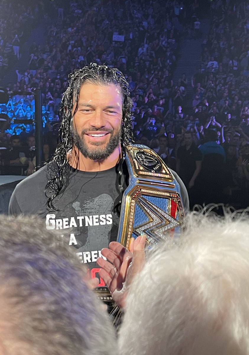 This man was received extremely well both from London &amp; Paris… a couple of asses don’t take away from that! Roman Reigns left Europe in adoration! He’s too professional to take matters into his hand &amp; I wouldn’t want to see him do that! He’s better than that &amp; dealt with it well